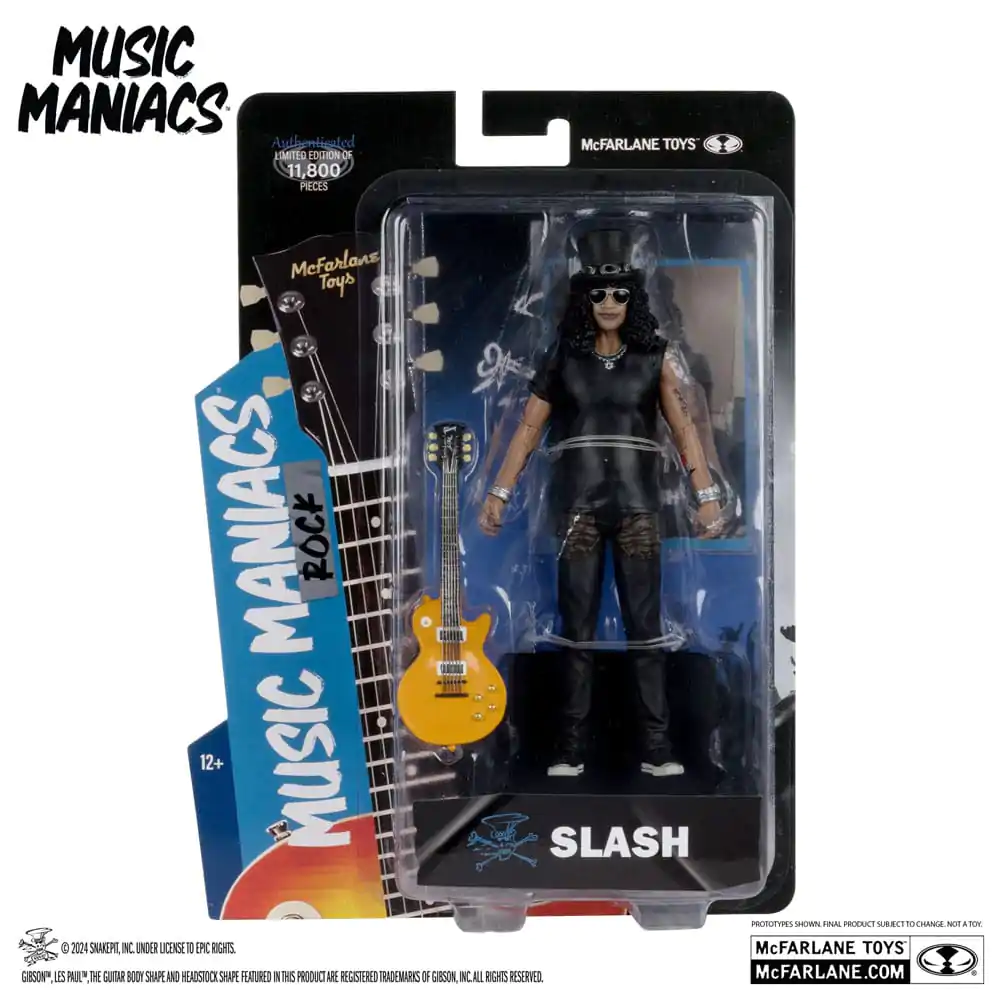 Figurină de acțiune Music Maniacs Rock Slash 15 cm poza produsului