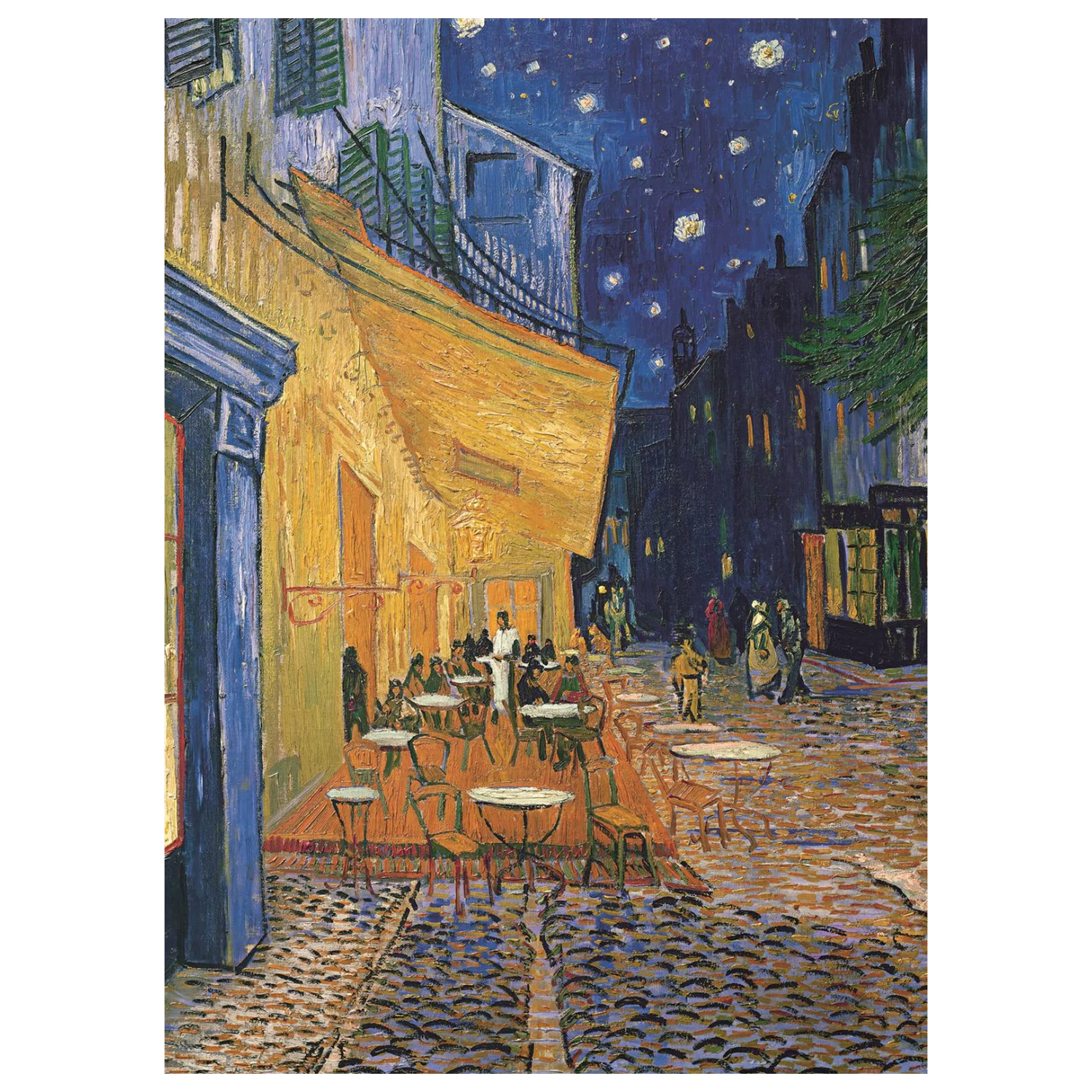 Art Cafe Terrace at Night Van Gogh puzzle de 1000 de piese poza produsului