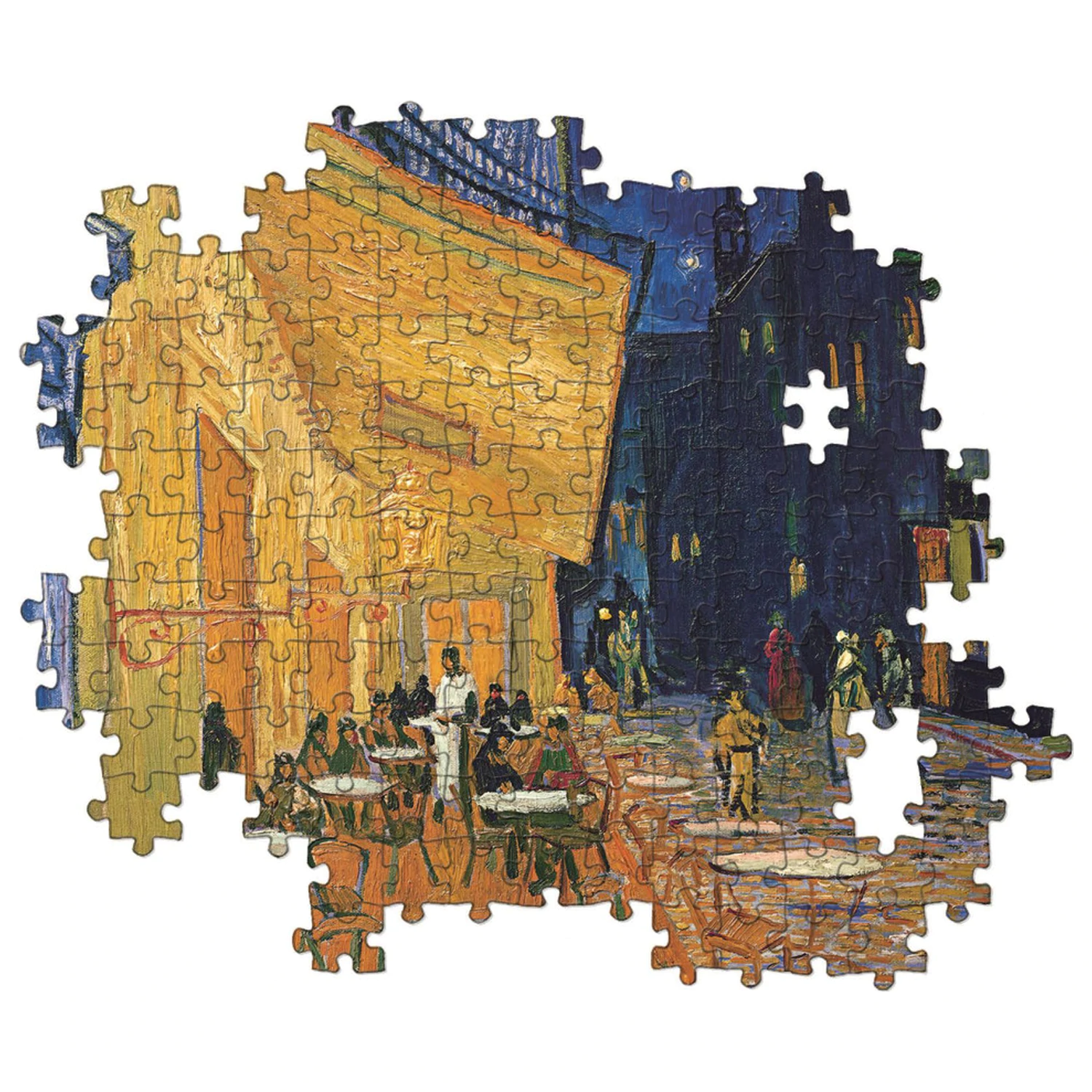 Art Cafe Terrace at Night Van Gogh puzzle de 1000 de piese poza produsului