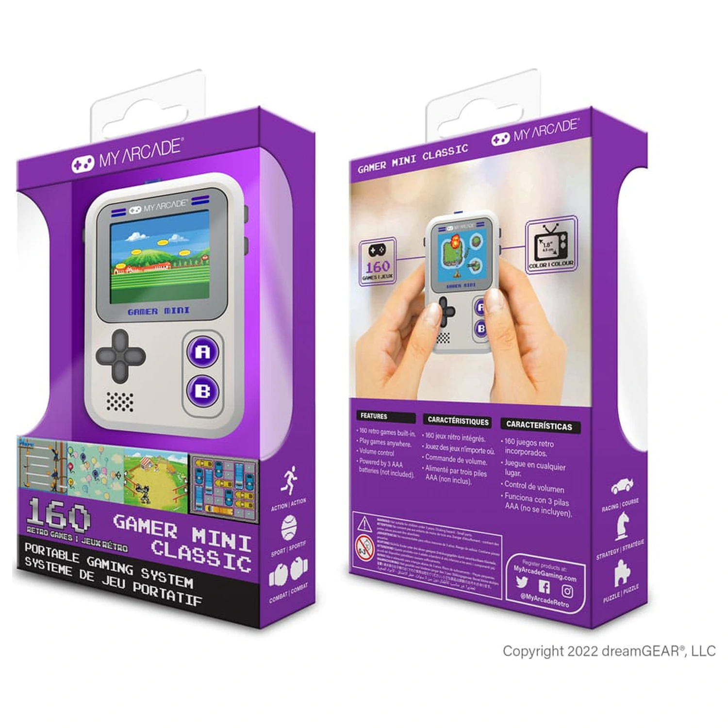My Arcade Sistem de jocuri portabil Gamer Mini Classic poza produsului
