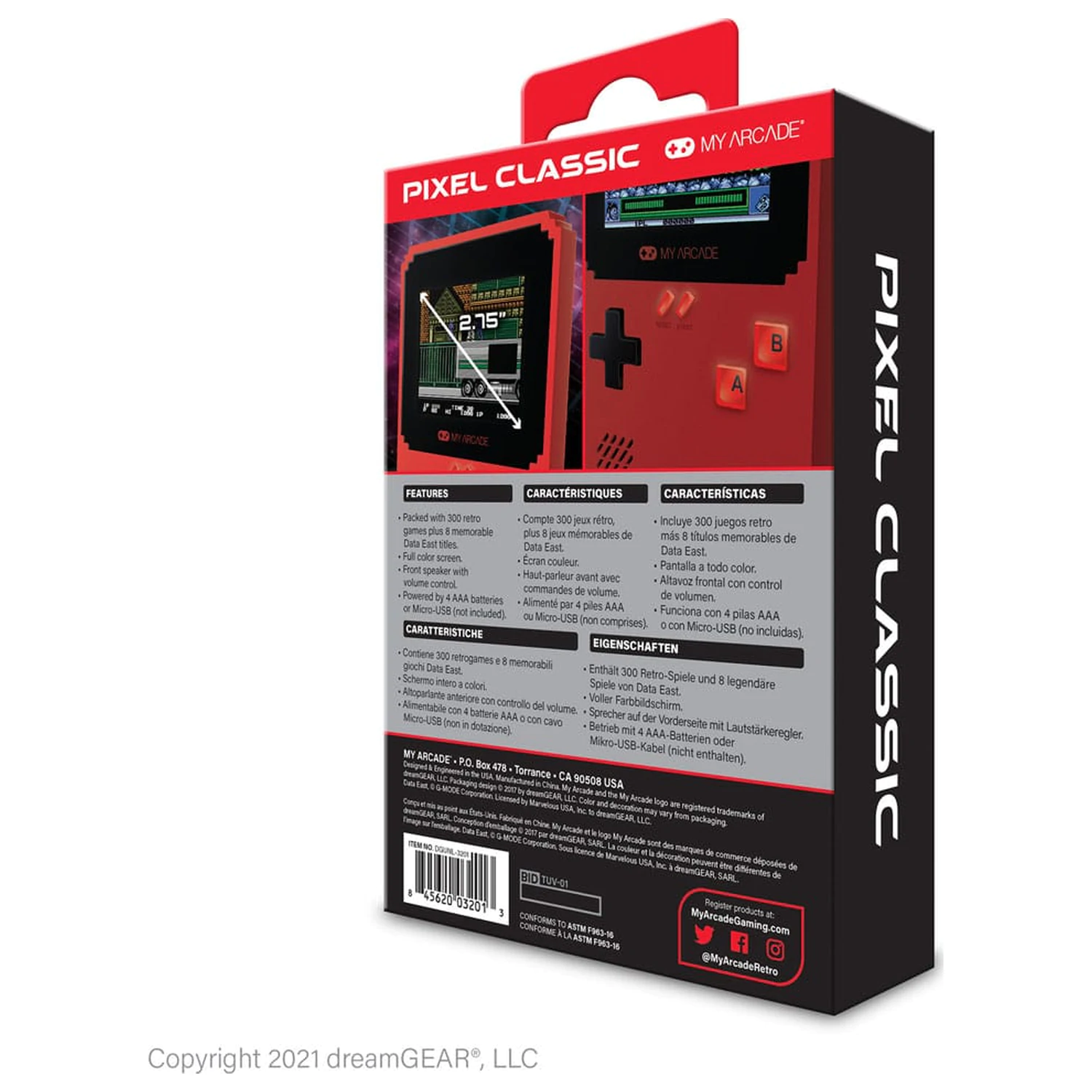 My Arcade Sistem portabil de gaming Pixel Classic poza produsului