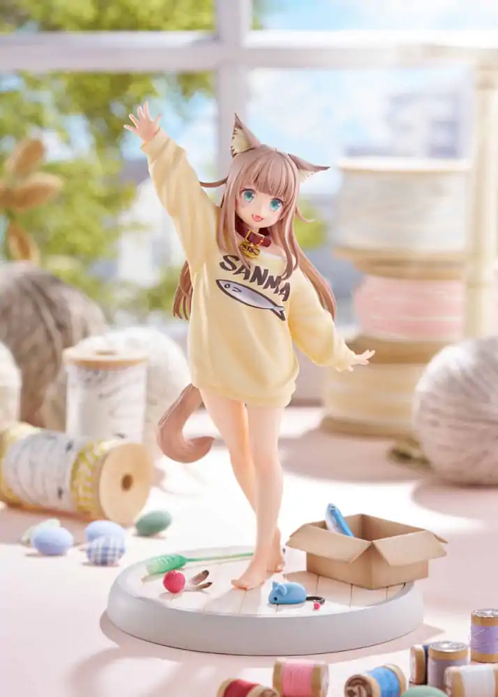 Statuie My Cat Is a Kawaii Girl 1/6 Kinako Play With Ver. AmiAmi Limited Edition 21 cm poza produsului