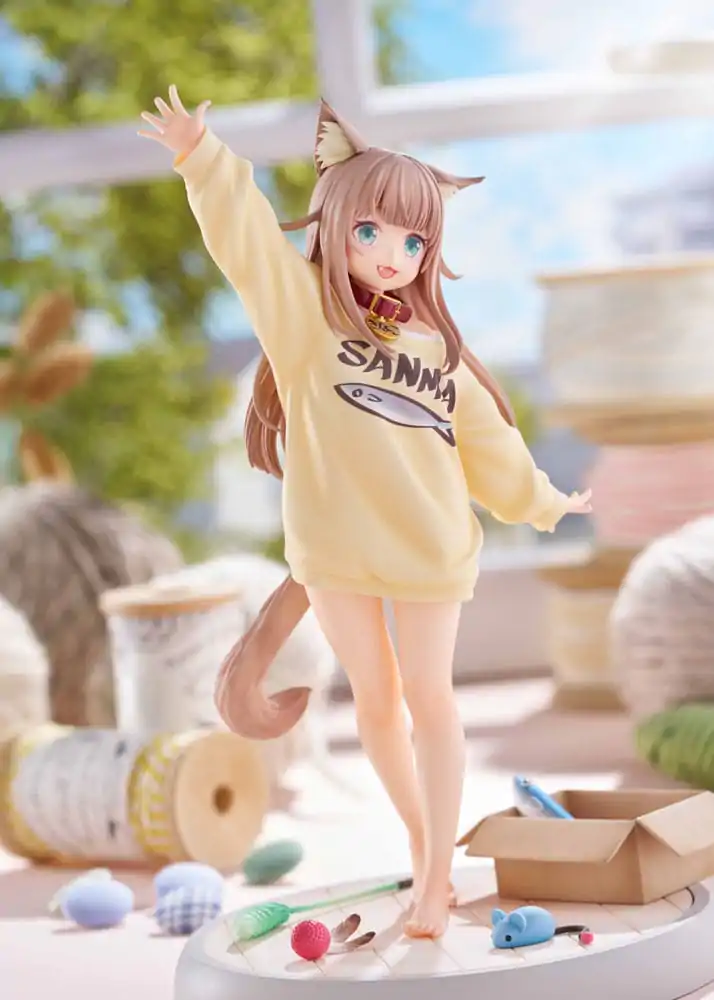Statuie My Cat Is a Kawaii Girl 1/6 Kinako Play With Ver. AmiAmi Limited Edition 21 cm poza produsului