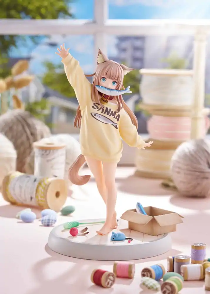 Statuie My Cat Is a Kawaii Girl 1/6 Kinako Play With Ver. AmiAmi Limited Edition 21 cm poza produsului