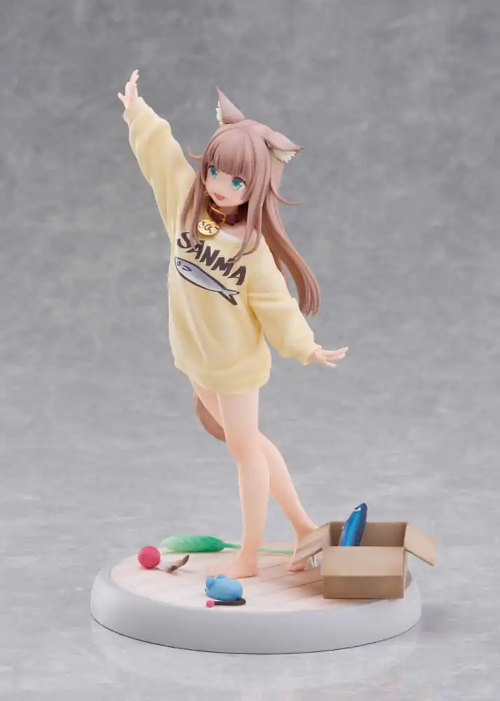 Statuie My Cat Is a Kawaii Girl 1/6 Kinako Play With Ver. AmiAmi Limited Edition 21 cm poza produsului