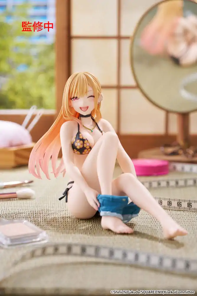 My Dress-Up Darling Statuie PVC Desktop Cute Figure Marin Kitagawa Measured Swimsuit Ver. 13 cm poza produsului