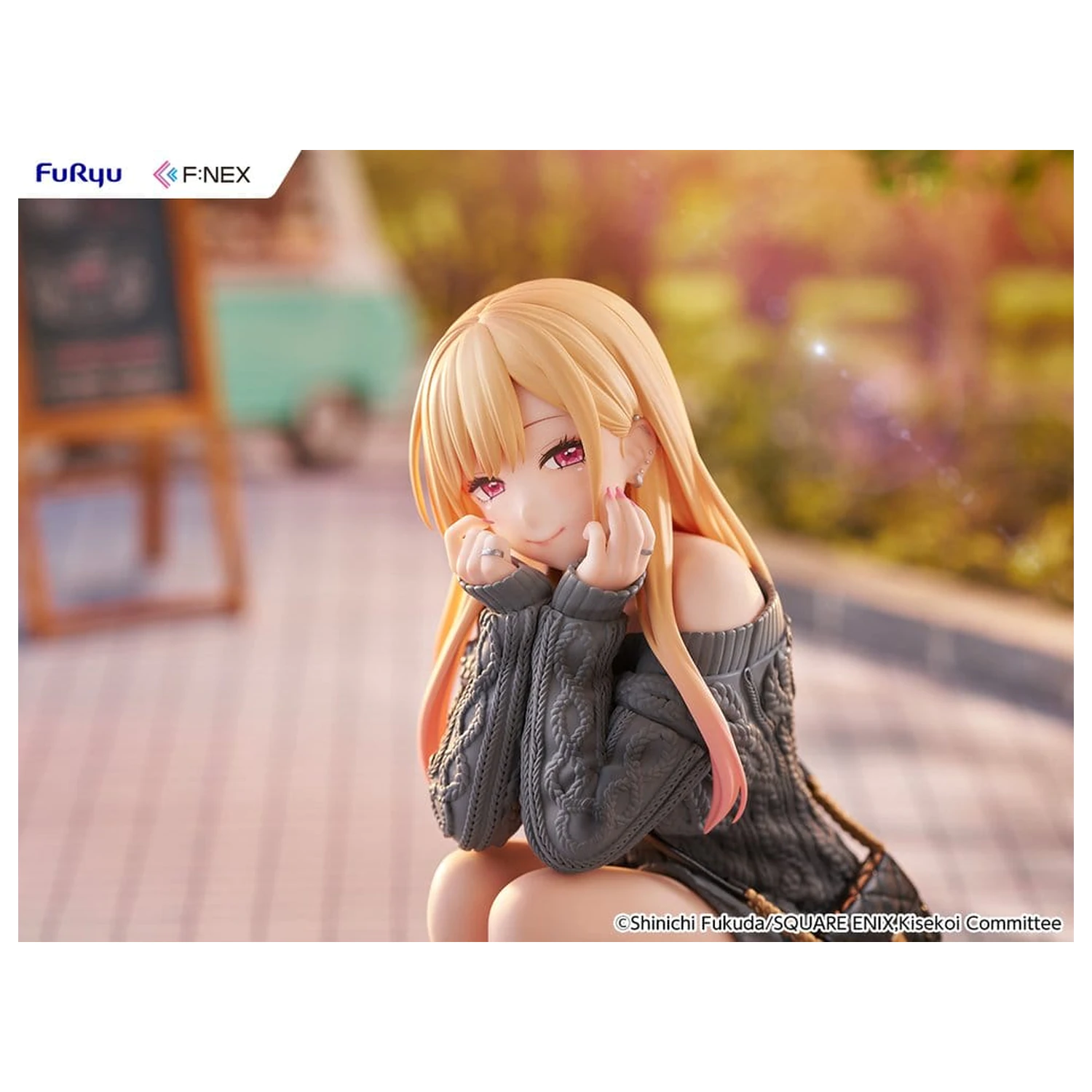 My Dress-Up Darling F:NEX PVC Figurina 1/6 Marin Kitagawa knit Ver. 16 cm poza produsului