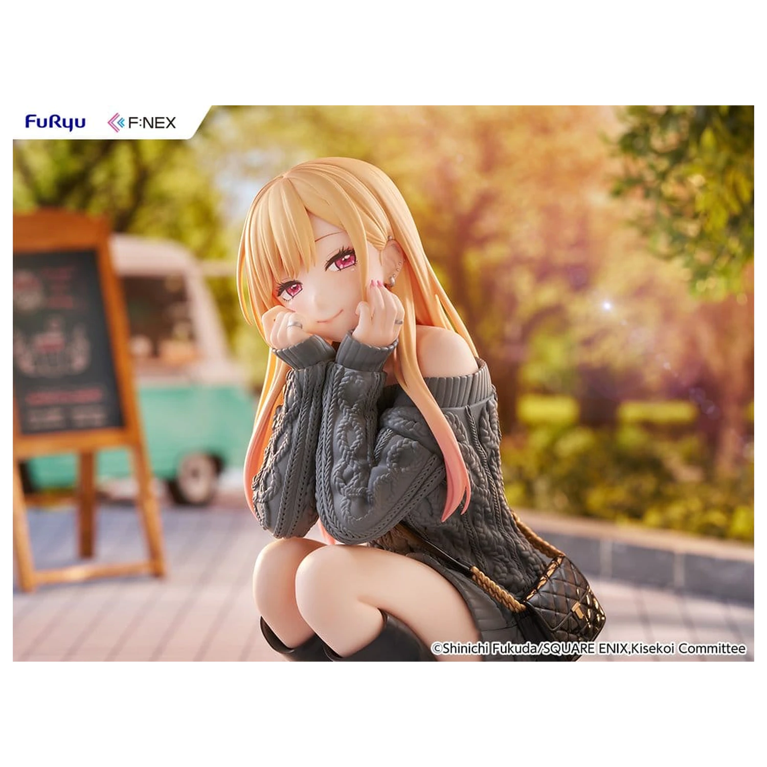My Dress-Up Darling F:NEX PVC Figurina 1/6 Marin Kitagawa knit Ver. 16 cm poza produsului