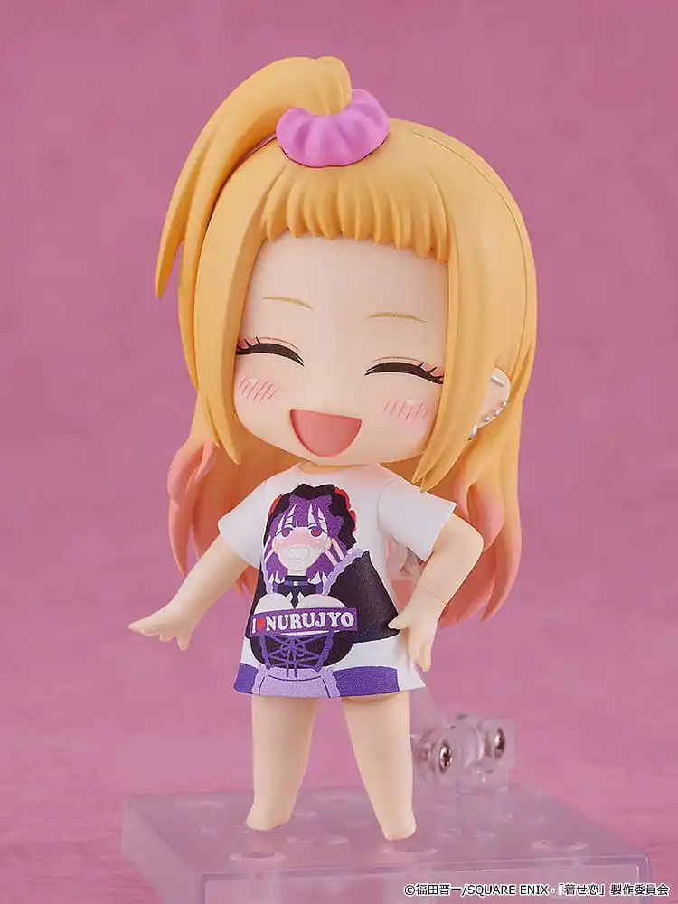 My Dress-Up Darling Nendoroid Figurina de acțiune Marin Kitagawa: Slippery Girls Full Graphic T-Shirt Ver. 10 cm poza produsului