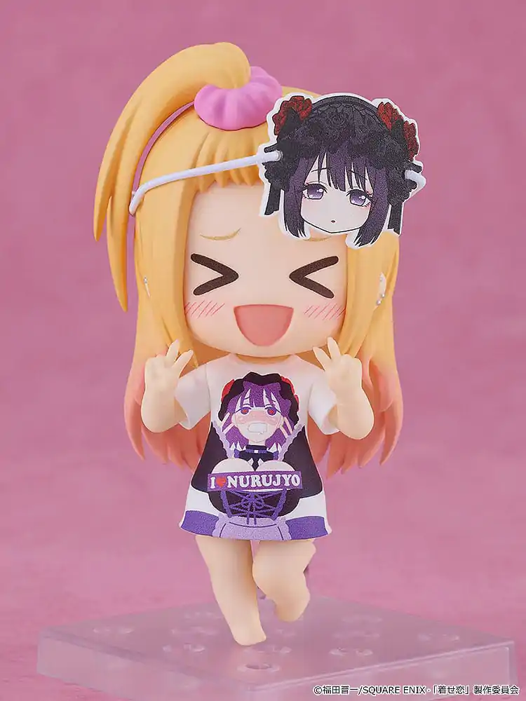 My Dress-Up Darling Nendoroid Figurina de acțiune Marin Kitagawa: Slippery Girls Full Graphic T-Shirt Ver. 10 cm poza produsului