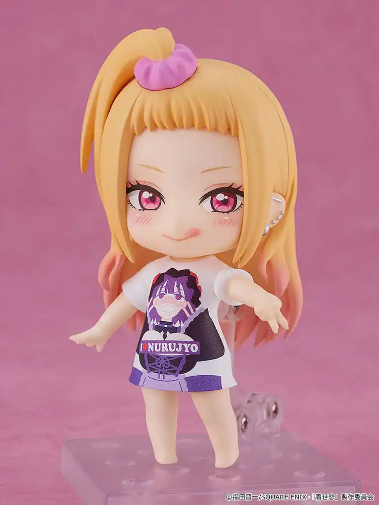 My Dress-Up Darling Nendoroid Figurina de acțiune Marin Kitagawa: Slippery Girls Full Graphic T-Shirt Ver. 10 cm poza produsului