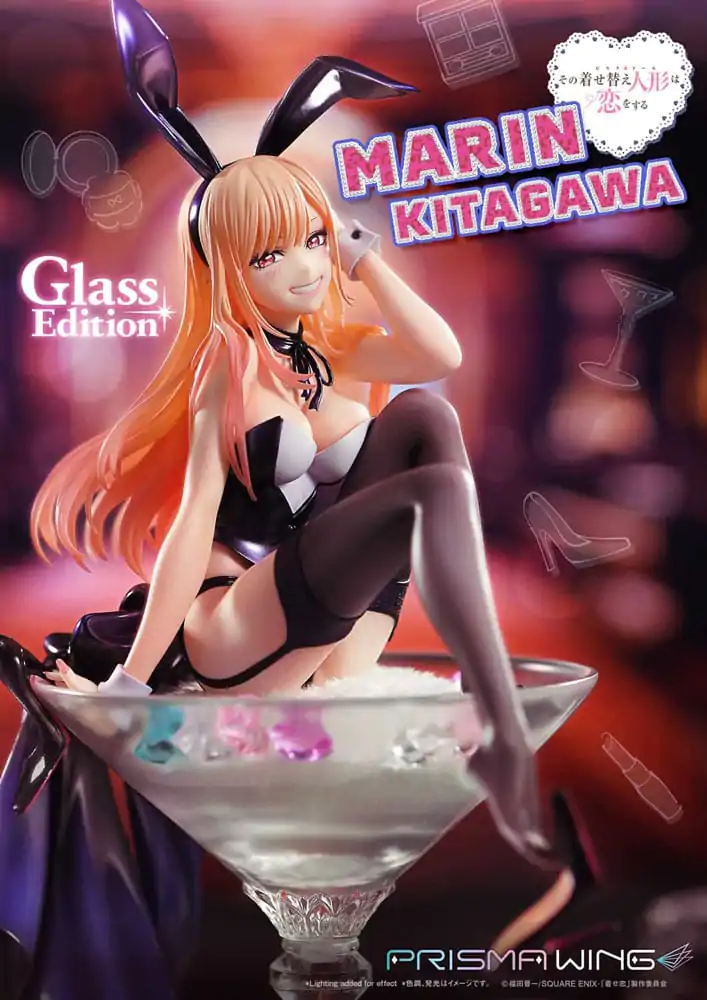 My Dress-Up Darling Prisma Wing Statuie PVC 1/7 Marin Kitagawa Glass Edition 29 cm poza produsului
