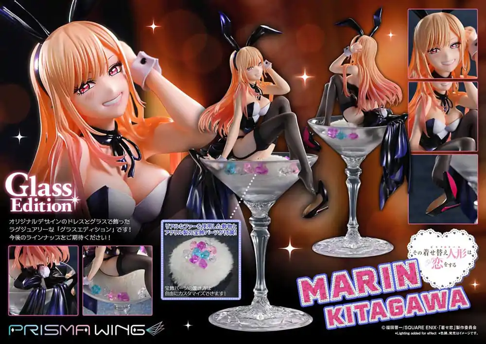 My Dress-Up Darling Prisma Wing Statuie PVC 1/7 Marin Kitagawa Glass Edition 29 cm poza produsului