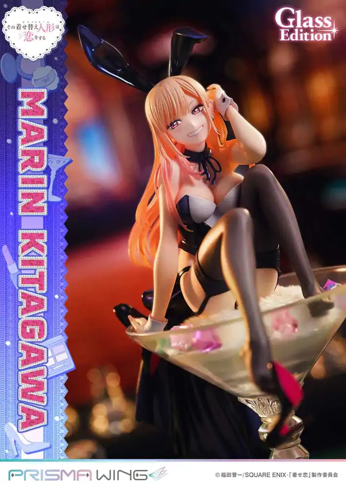 My Dress-Up Darling Prisma Wing Statuie PVC 1/7 Marin Kitagawa Glass Edition 29 cm poza produsului