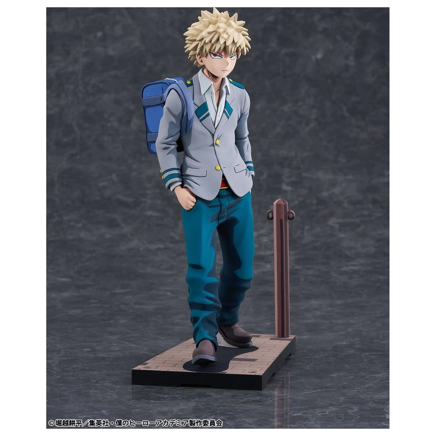 My Hero Academia PVC Figurina 1/8 Katsuki Bakugo Uniforma Liceului U.A. versiune 2Dimensioning 23 cm poza produsului