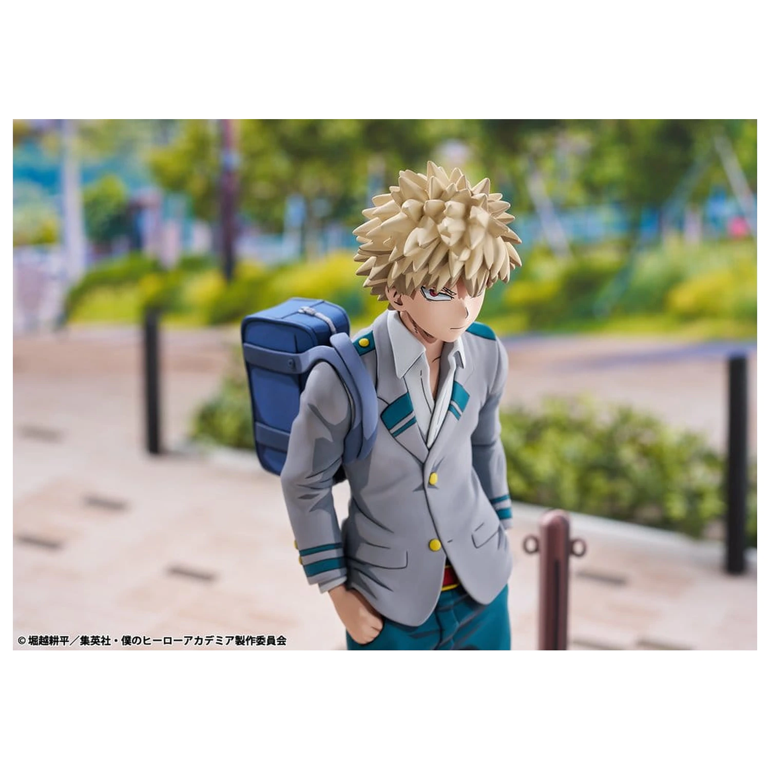 My Hero Academia PVC Figurina 1/8 Katsuki Bakugo Uniforma Liceului U.A. versiune 2Dimensioning 23 cm poza produsului
