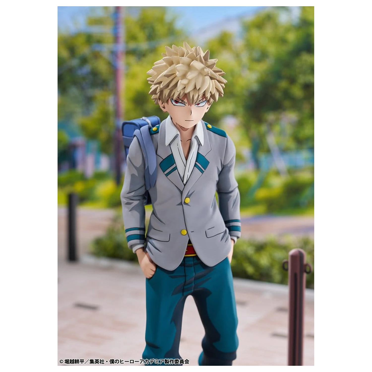 My Hero Academia PVC Figurina 1/8 Katsuki Bakugo Uniforma Liceului U.A. versiune 2Dimensioning 23 cm poza produsului