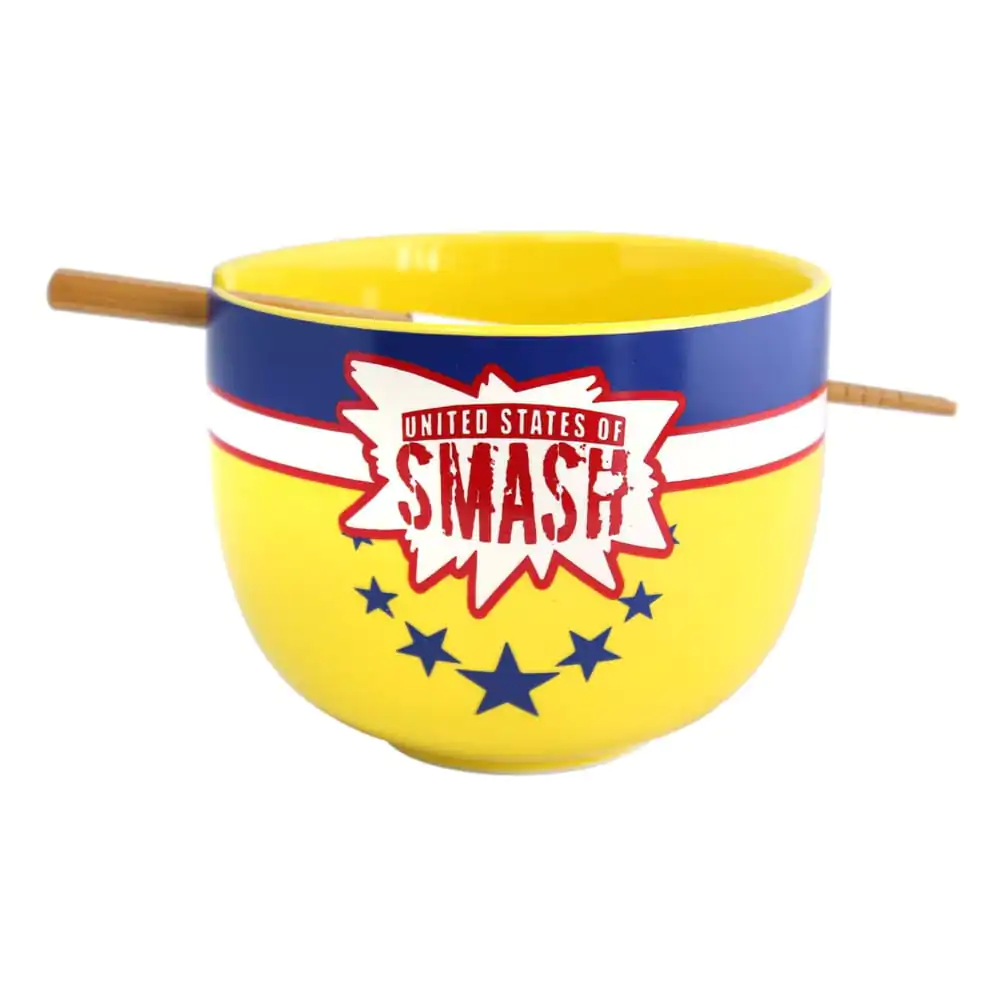 Bol pentru ramen My Hero Academia cu bețișoare All Might 414 ml poza produsului