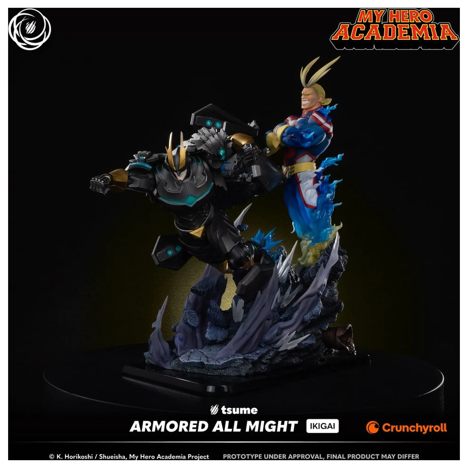 My Hero Academia Armored All Might Statuie Ikigai 1/6 de Tsume 48cm poza produsului