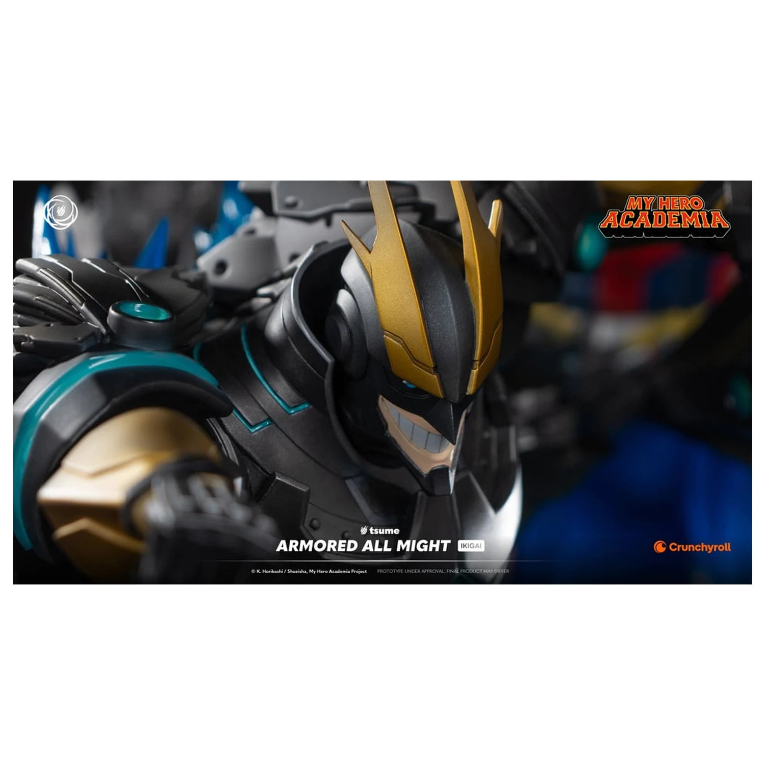 My Hero Academia Armored All Might Statuie Ikigai 1/6 de Tsume 48cm poza produsului
