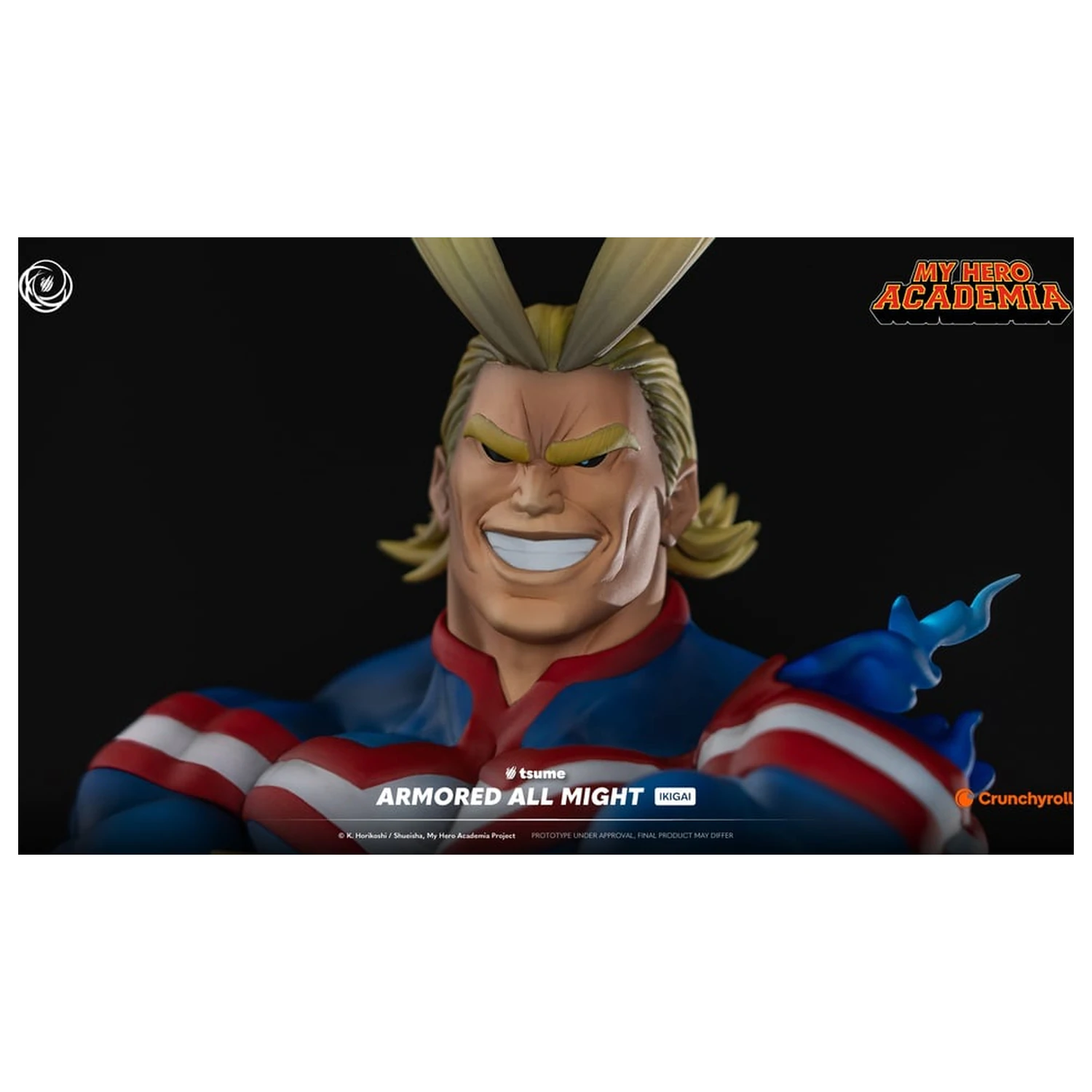 My Hero Academia Armored All Might Statuie Ikigai 1/6 de Tsume 48cm poza produsului
