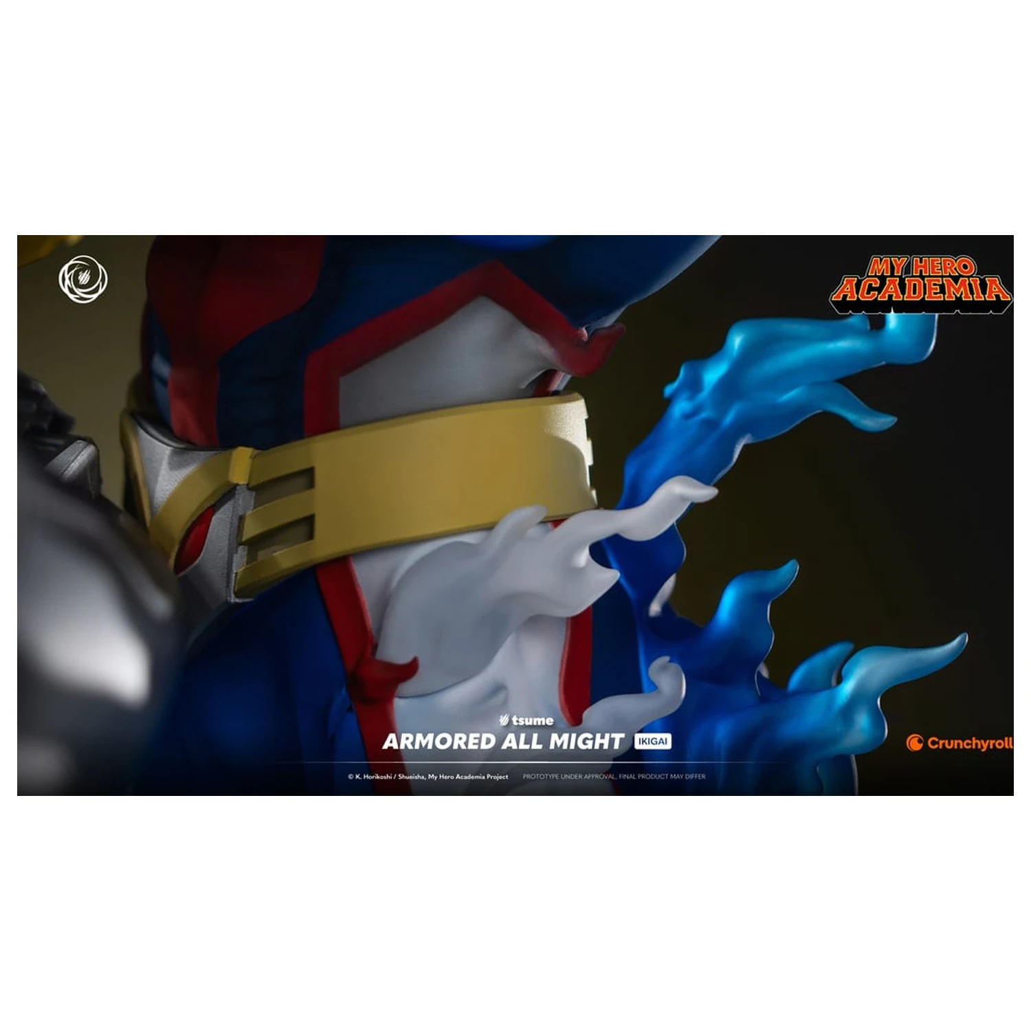 My Hero Academia Armored All Might Statuie Ikigai 1/6 de Tsume 48cm poza produsului