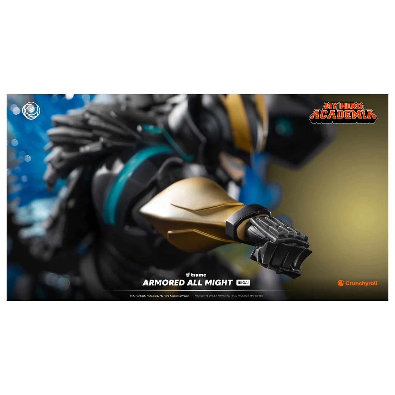My Hero Academia Armored All Might Statuie Ikigai 1/6 de Tsume 48cm poza produsului