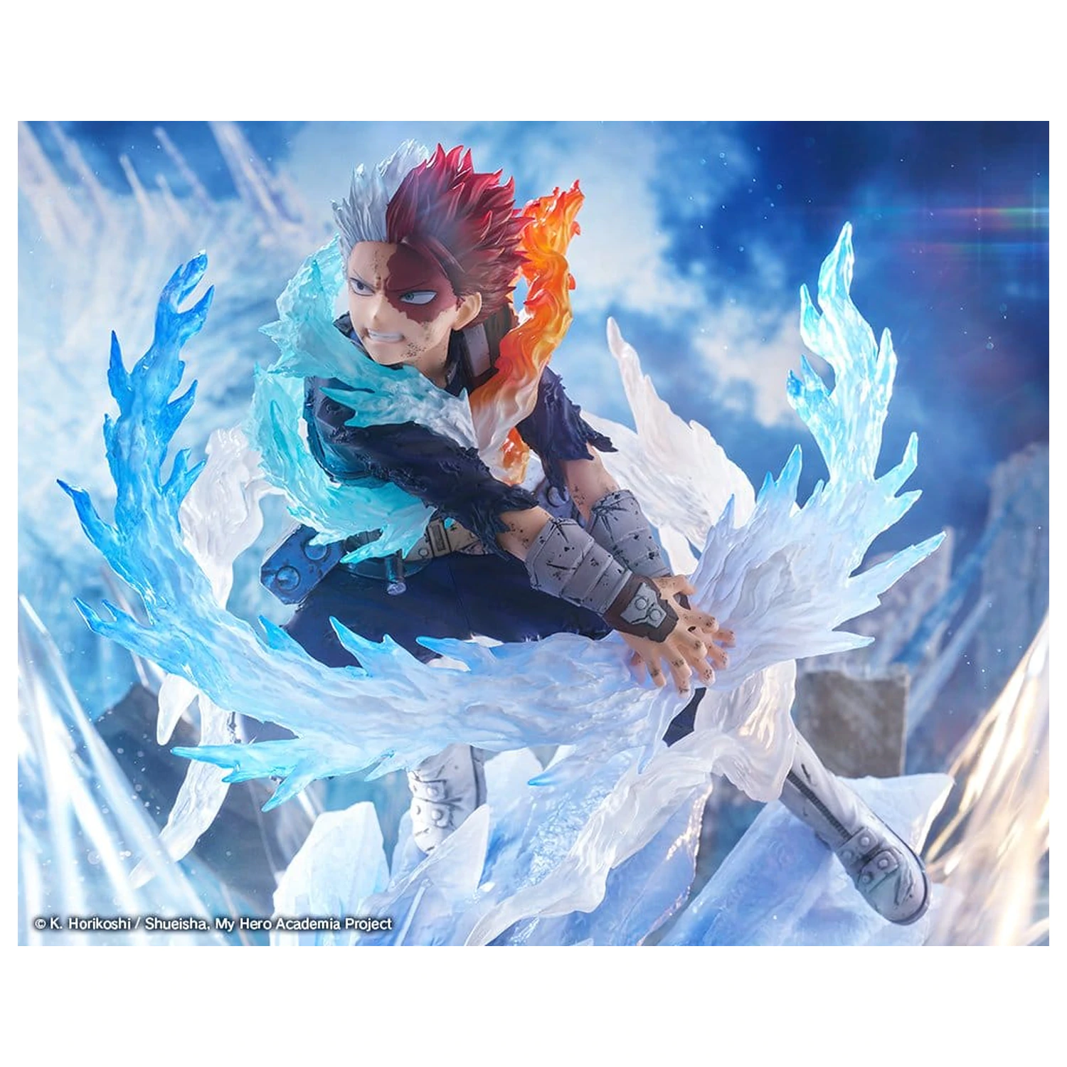 My Hero Academia ARTFX J Figurina PVC 1/8 Shoto Todoroki Coldflame's Pale Blade Ver. 24 cm poza produsului