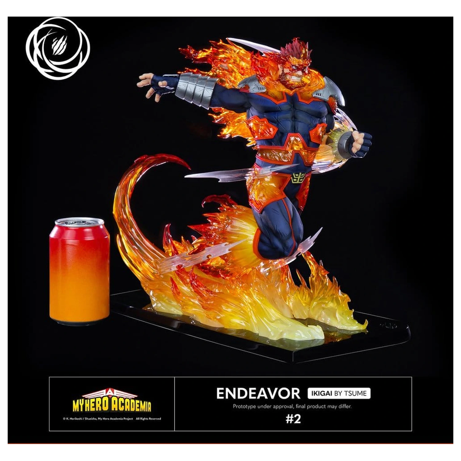 My Hero Academia IKIGAI Figurină 1/6 Endeavor poza produsului
