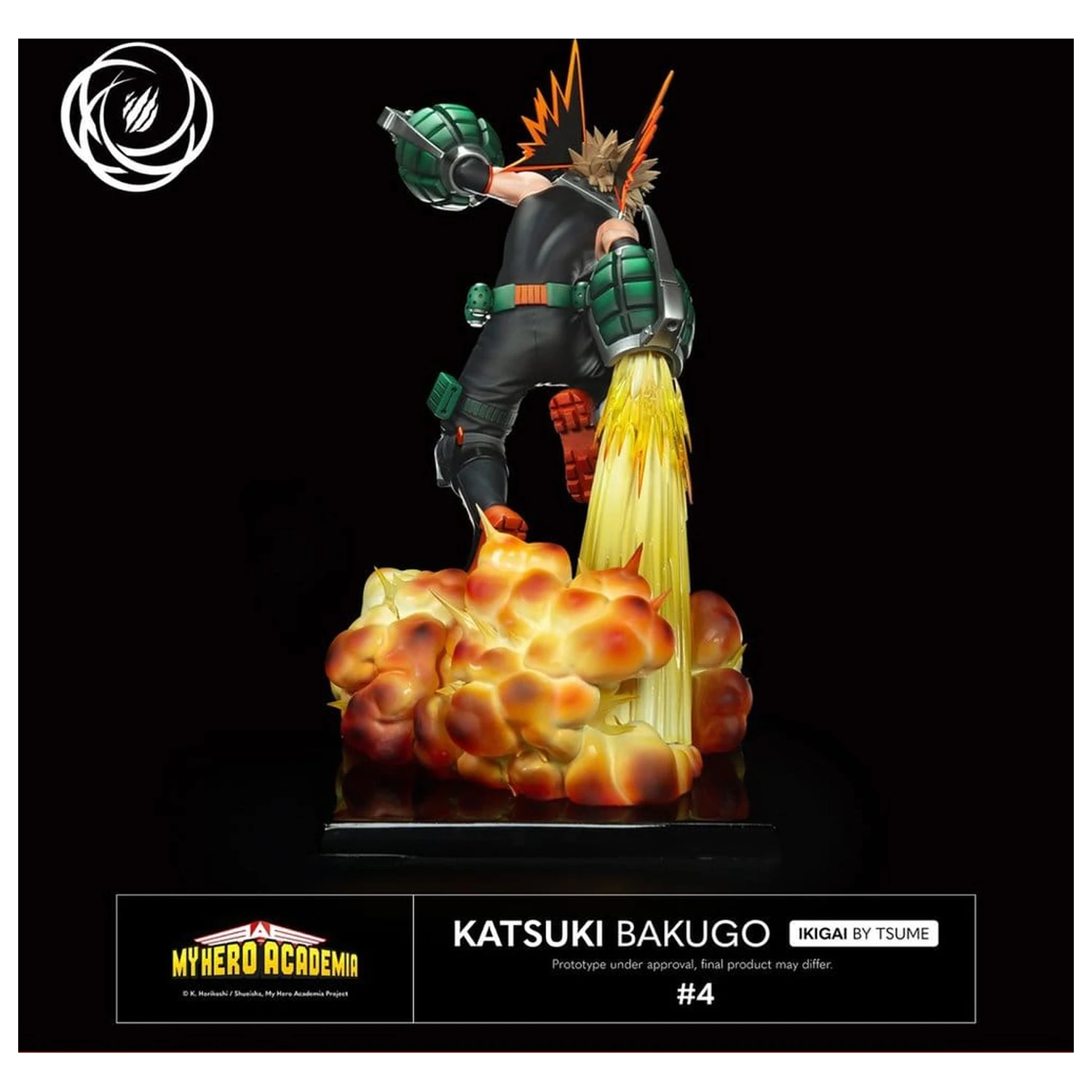 My Hero Academia IKIGAI Figurină 1/6 Katsuki Bakugo poza produsului