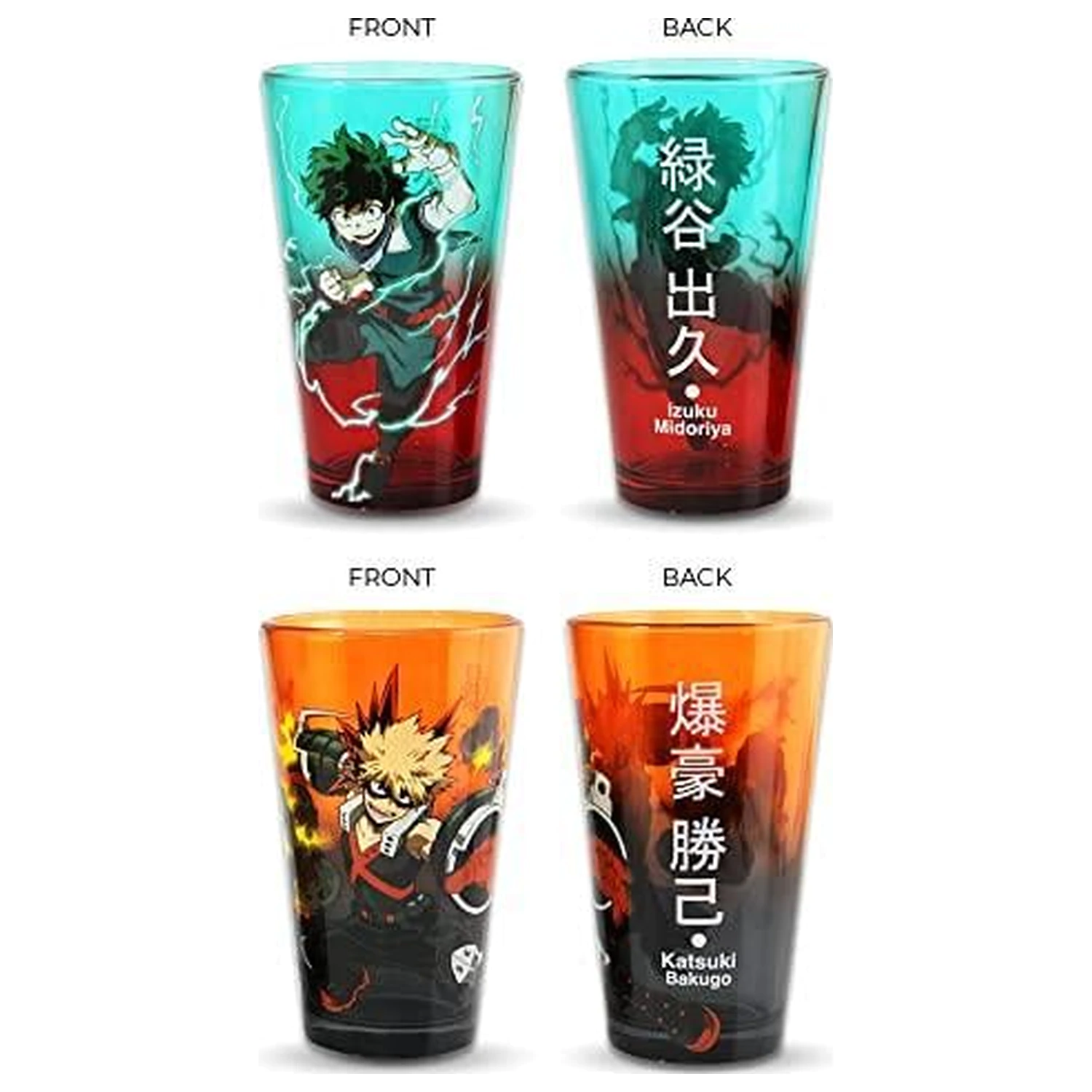 My Hero Academia Izuku & Bakugo set de 2 pahare 450ml poza produsului