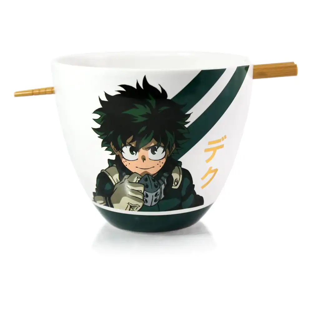 Bol pentru ramen My Hero Academia cu bețișoare Izuku Midoriya 473 ml poza produsului