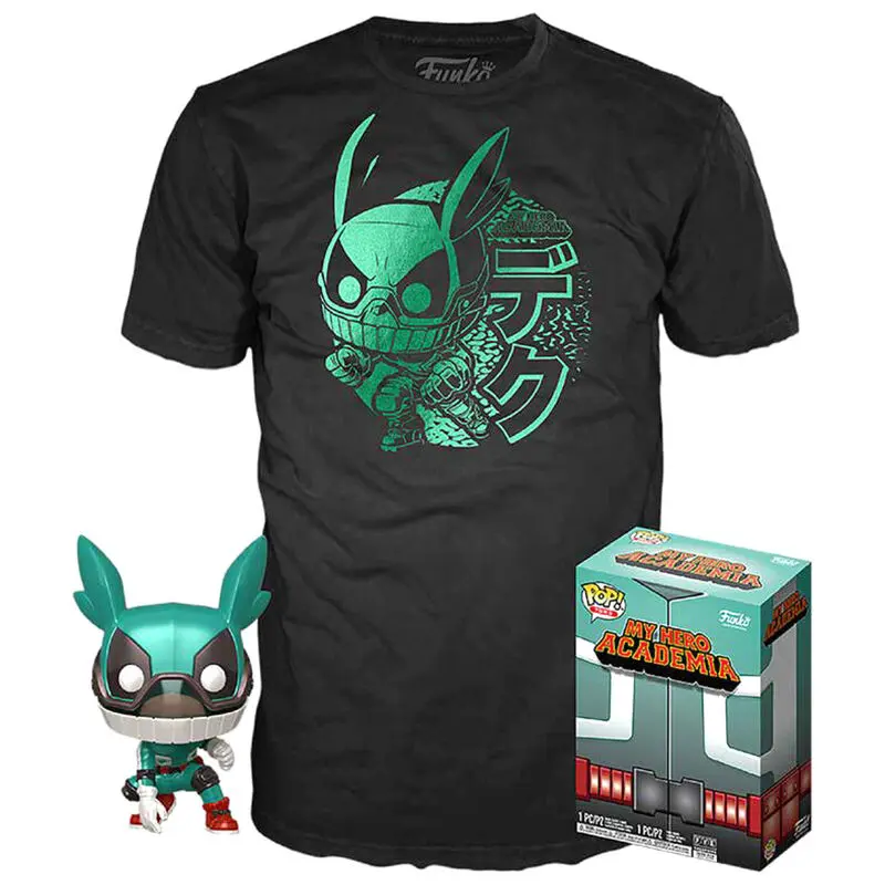 figurina My Hero Academia & cutie tricou Deku cu cască poza produsului