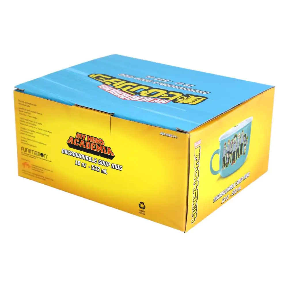 Bol pentru ramen My Hero Academia cu capac și mâner UA 532 ml poza produsului