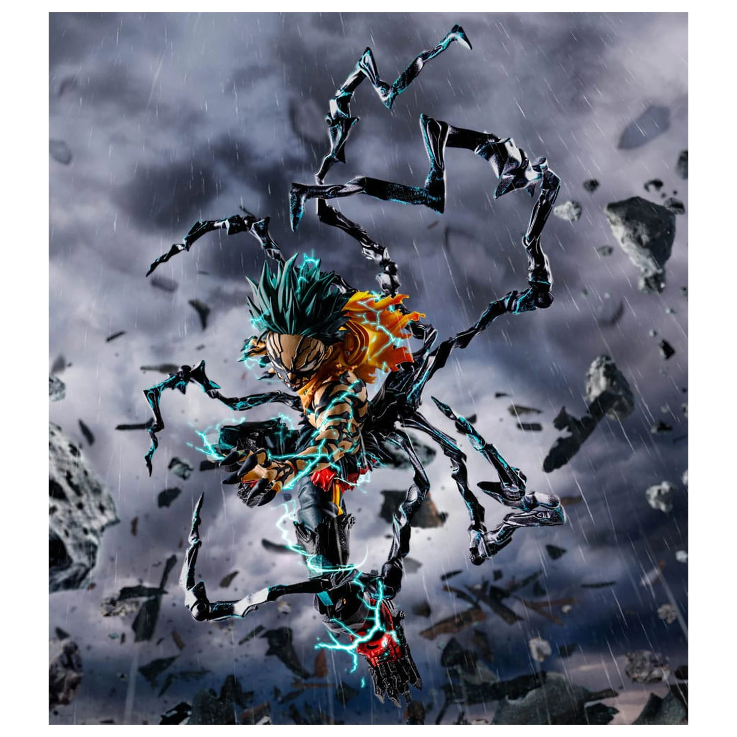 My Hero Academia S.H. Figuarts Figura de acțiune Deku Overlay 14 cm poza produsului