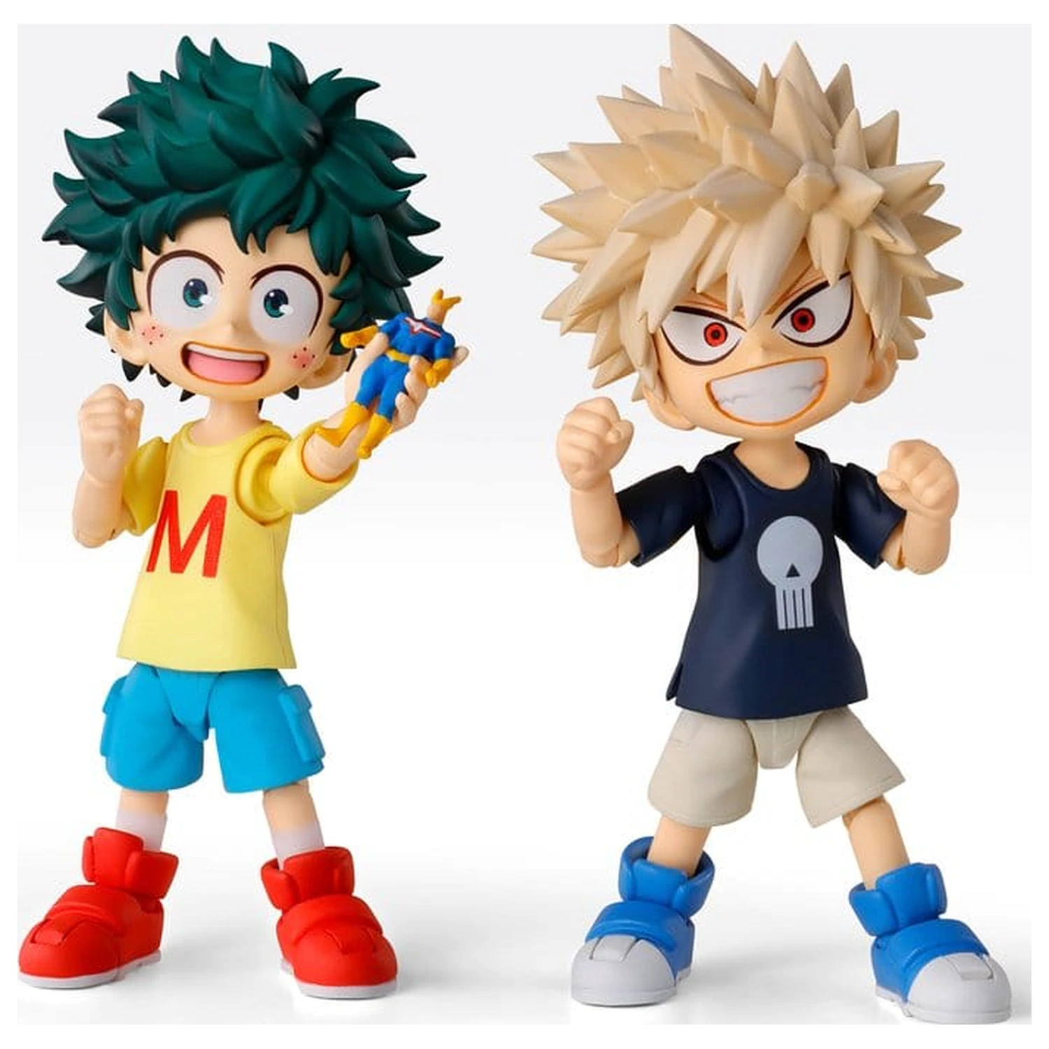 My Hero Academia S.H.Figuarts Figurina de actiune Izuku Midoriya & Katsuki Bakugo -Childhood Set- 9 cm poza produsului