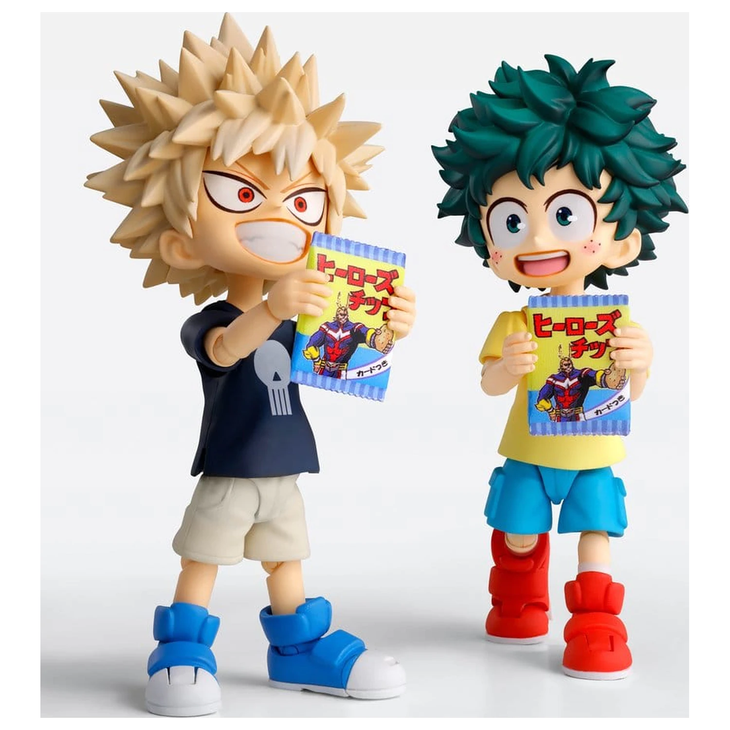 My Hero Academia S.H.Figuarts Figurina de actiune Izuku Midoriya & Katsuki Bakugo -Childhood Set- 9 cm poza produsului