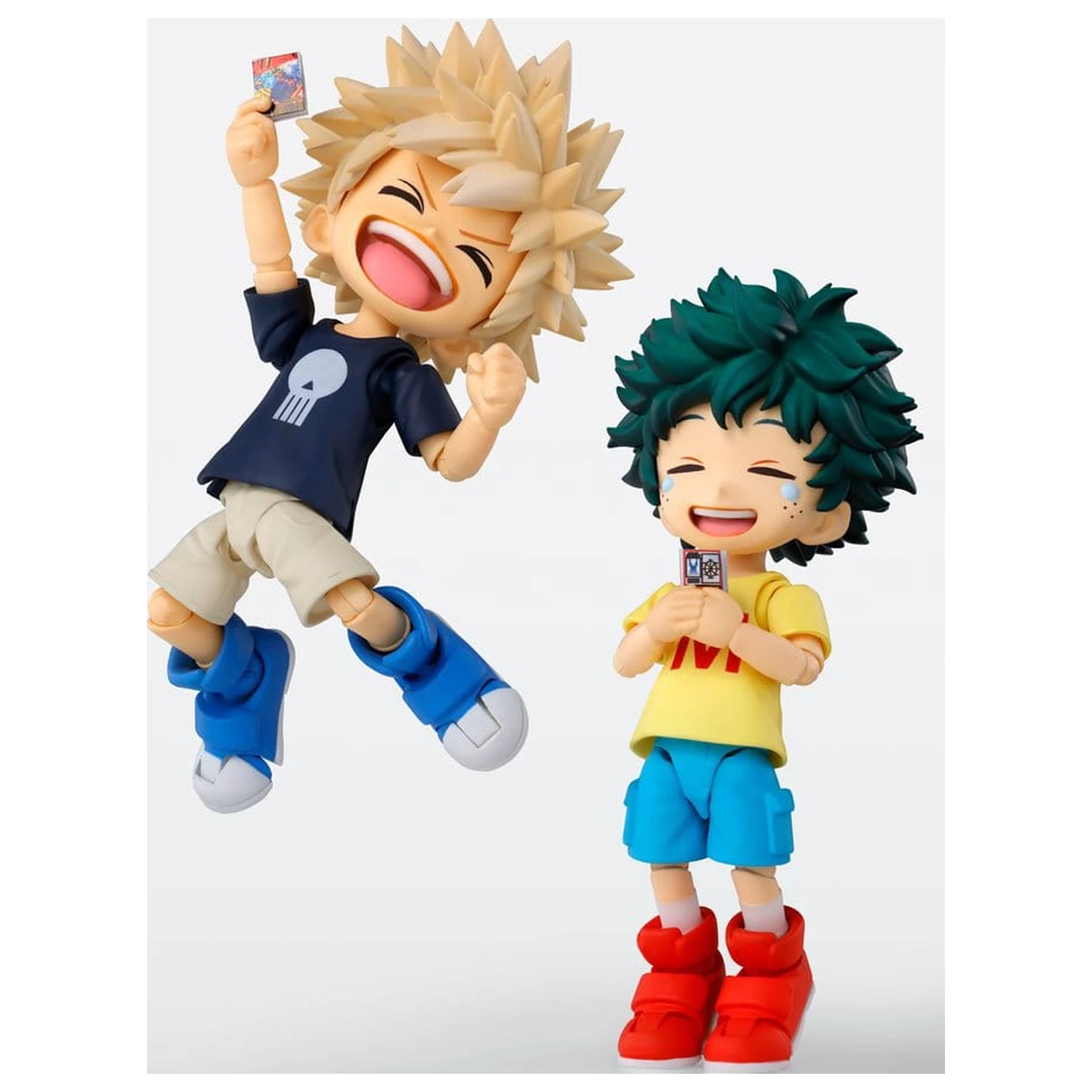 My Hero Academia S.H.Figuarts Figurina de actiune Izuku Midoriya & Katsuki Bakugo -Childhood Set- 9 cm poza produsului