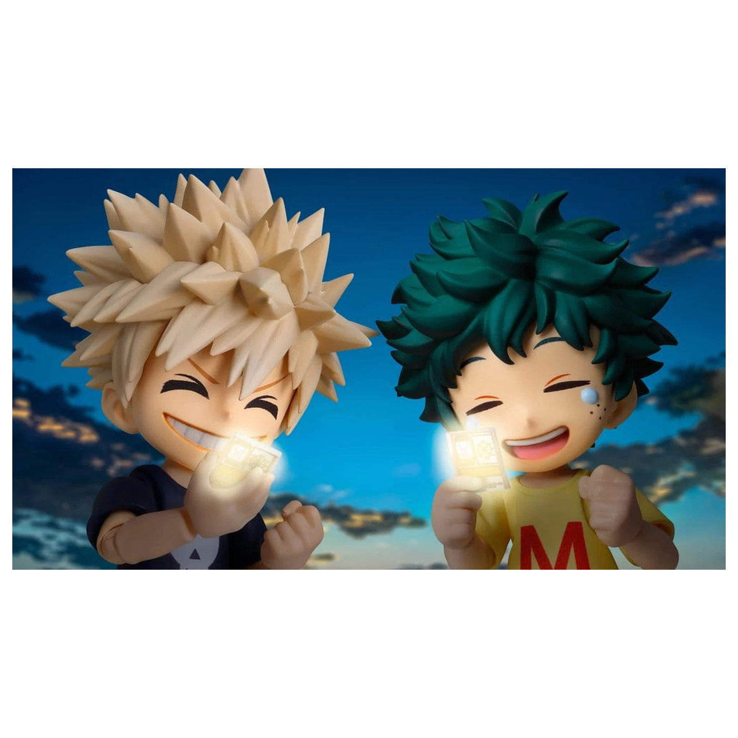 My Hero Academia S.H.Figuarts Figurina de actiune Izuku Midoriya & Katsuki Bakugo -Childhood Set- 9 cm poza produsului