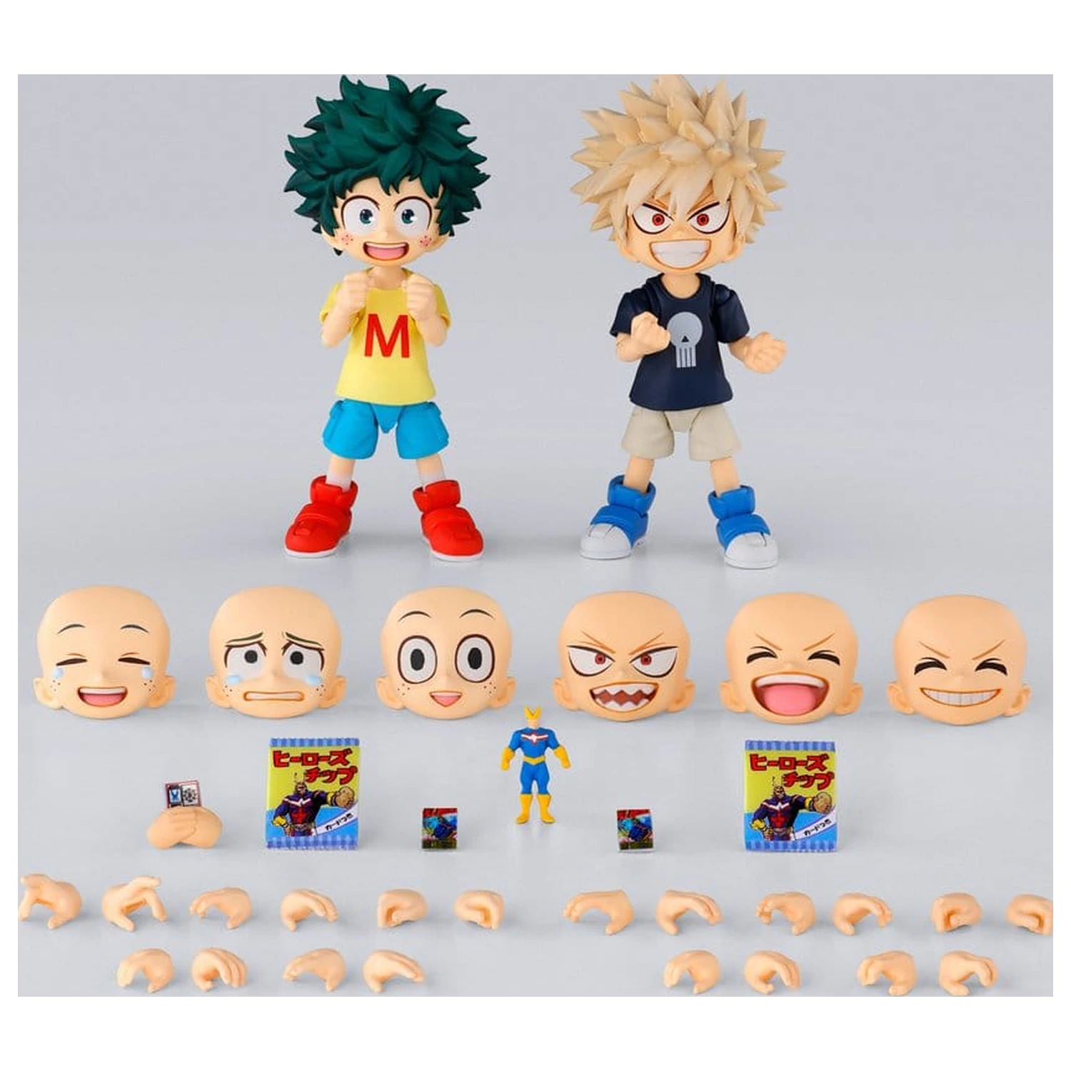 My Hero Academia S.H.Figuarts Figurina de actiune Izuku Midoriya & Katsuki Bakugo -Childhood Set- 9 cm poza produsului