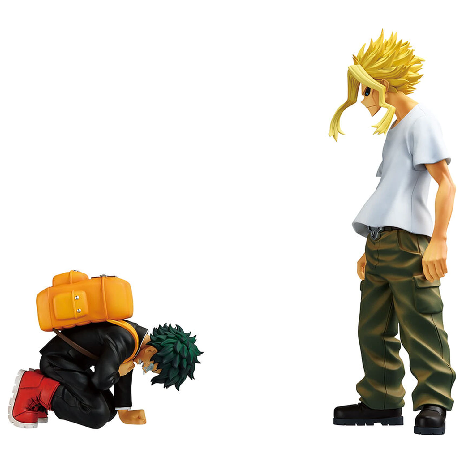 My hero Academia The Story Of How He Became The Greatest Hero Izuku Midoriya & All Might Ichibansho Ichibansho figurina poza produsului