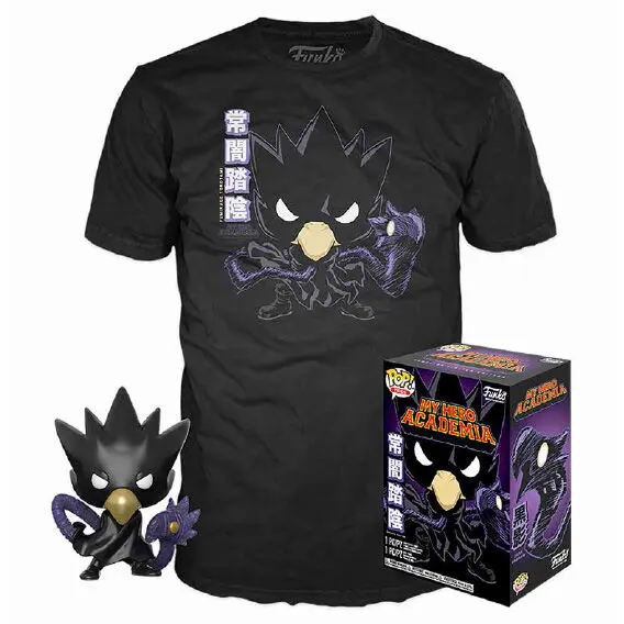 Figurină Funko POP My Hero Academia Tokoyami & set tricou poza produsului