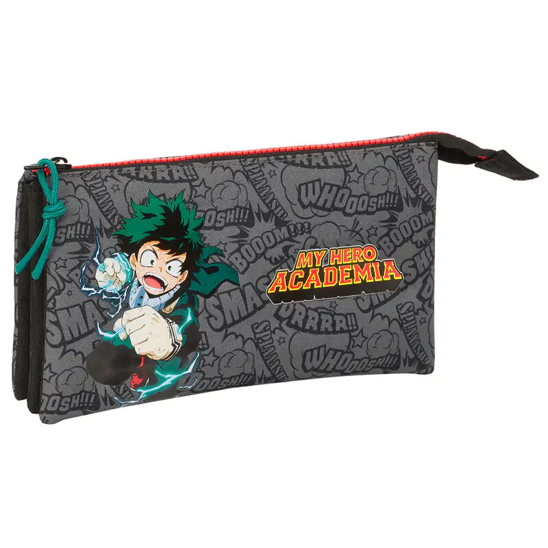 My Hero Academia etui triplu pentru creioane poza produsului