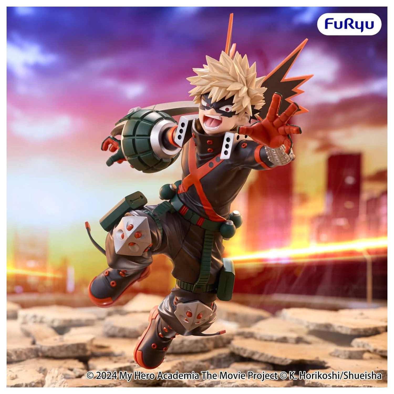 My Hero Academia: You're Next Muchute PVC figurina Katsuki Bakugo 25 cm poza produsului