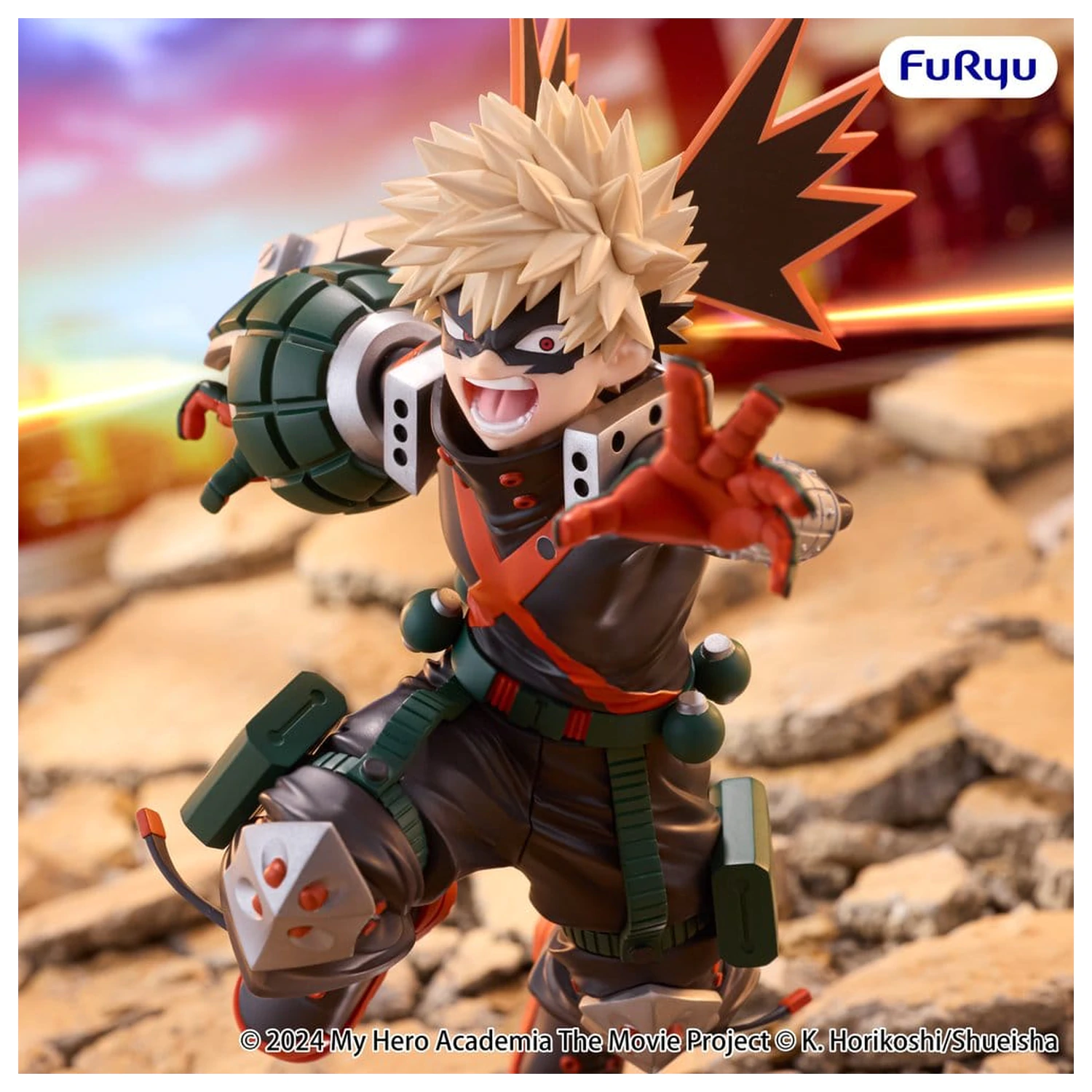 My Hero Academia: You're Next Muchute PVC figurina Katsuki Bakugo 25 cm poza produsului
