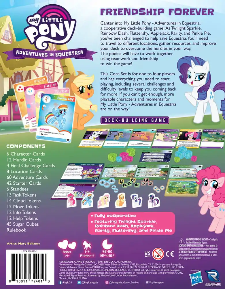 My Little Pony card game Deck-Building Adventures in Equestria Versiunea în engleză poza produsului