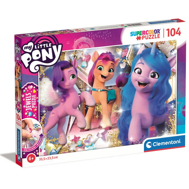 My Little Pony Jewels puzzle 104 piese poza produsului