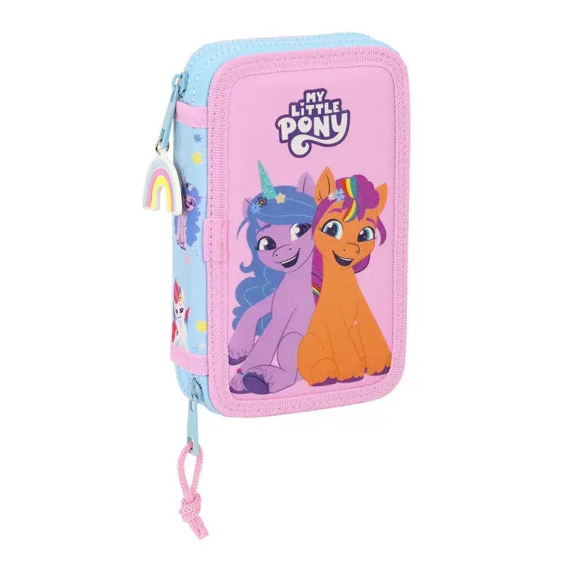 My Little Pony Wild & Free etui dublu pentru creioane 28 piese poza produsului