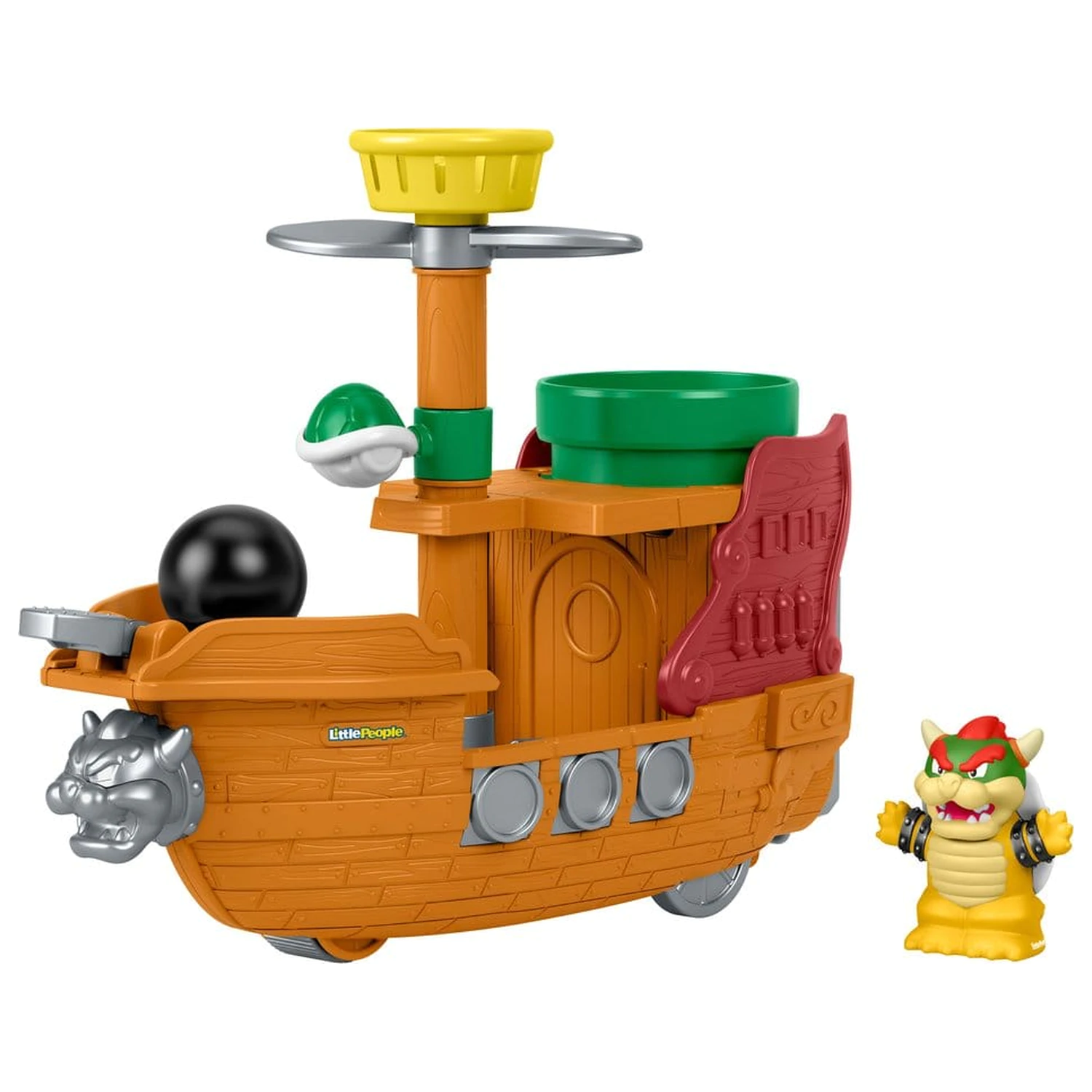 My Mario Little People Playset Bowser's Airship poza produsului