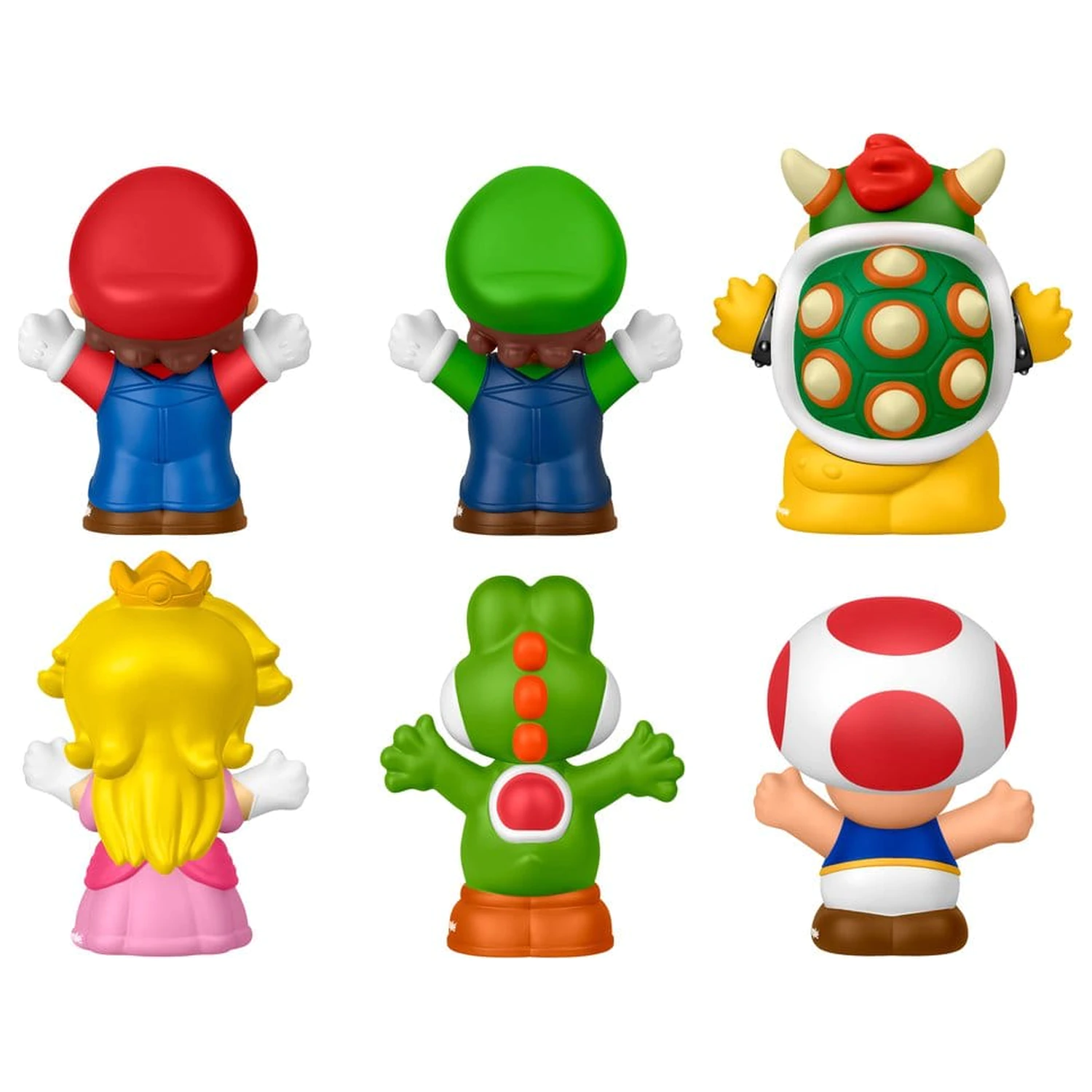 My Mario Little People Collector Mini Figura Pachet de 6, 7 cm poza produsului